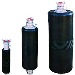 Гидрозатвор для перекрытия, прочистки, опрессовки труб и отвода воды