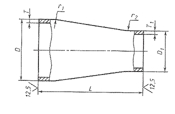 Переходы концентрические стальные